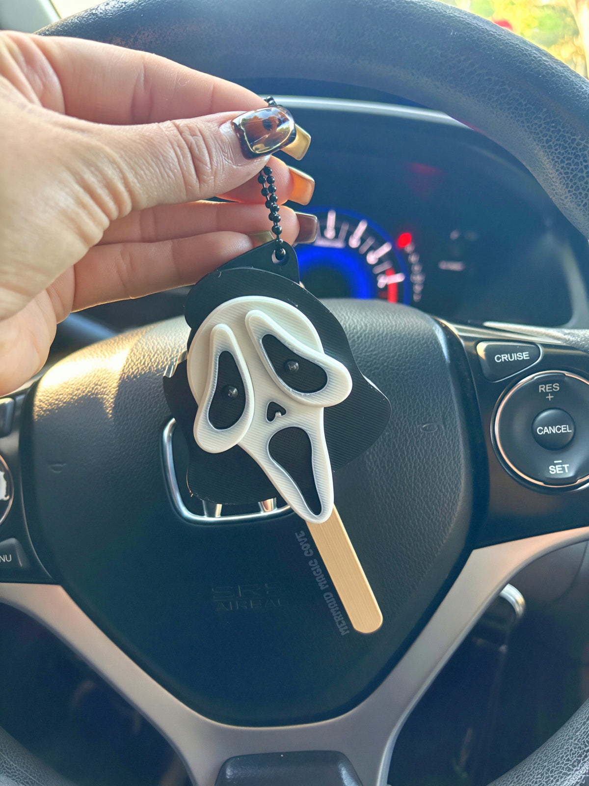 Ghost popsicle keychain and can opener (preorder)