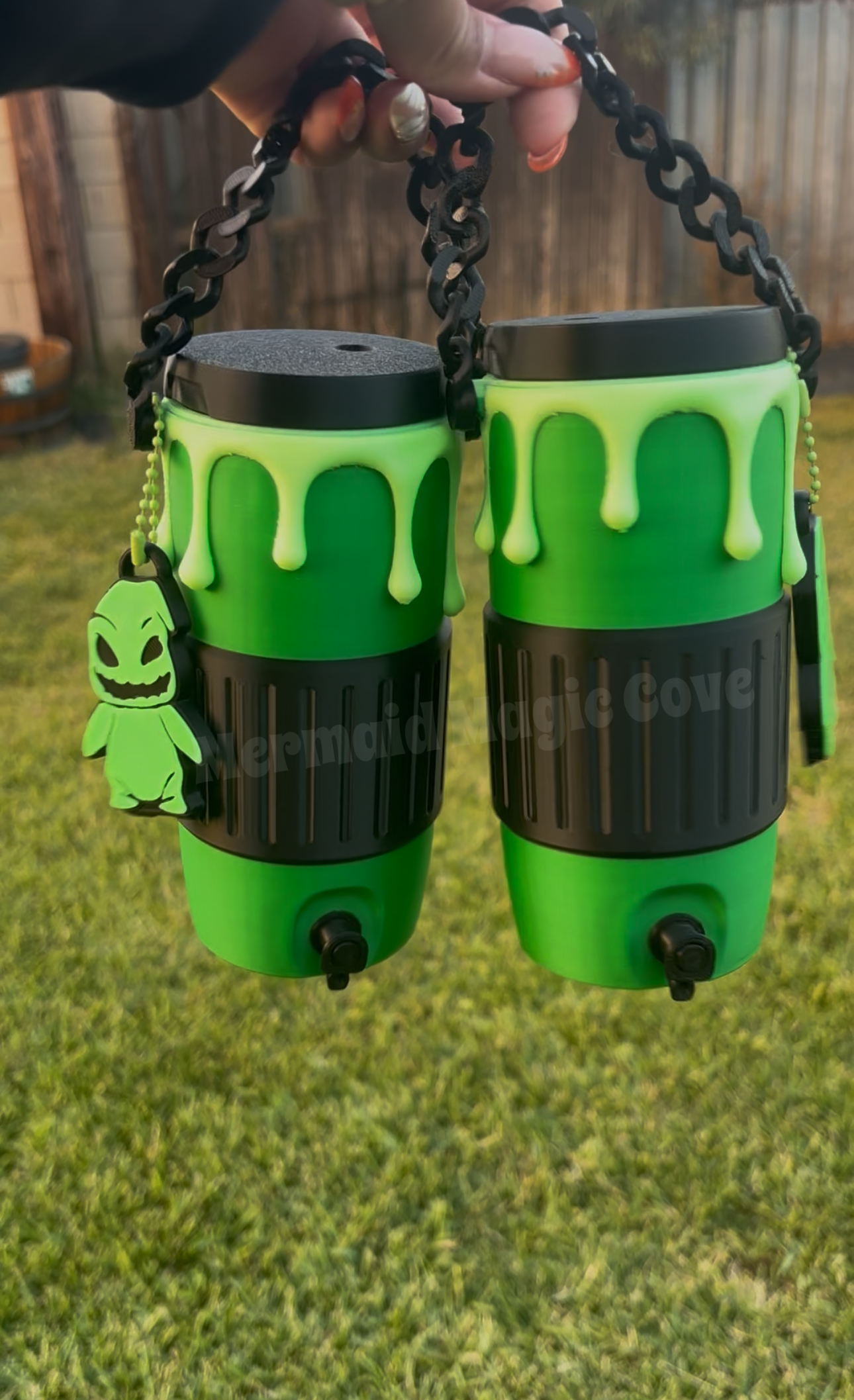 Boogie man skinny can koozie