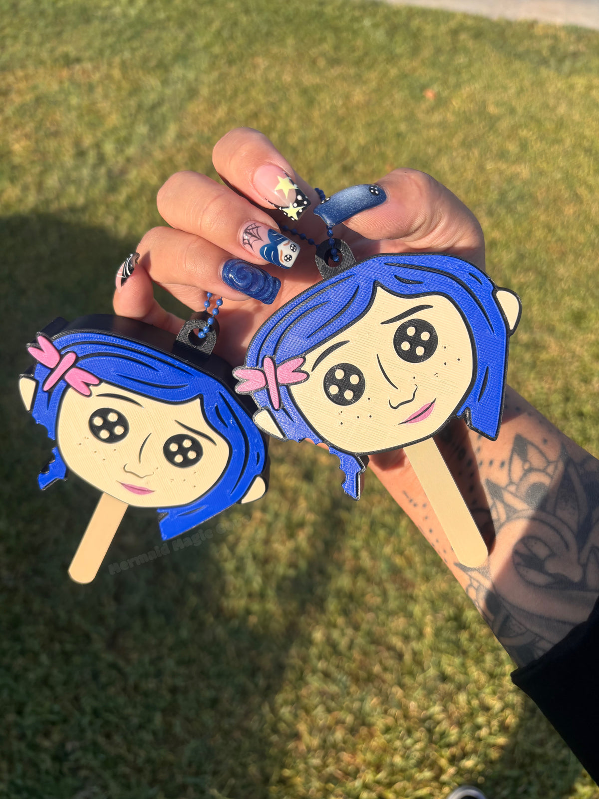 Coraline can opener keychain (preorder)