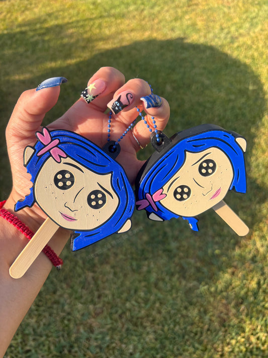 Coraline can opener keychain (preorder)