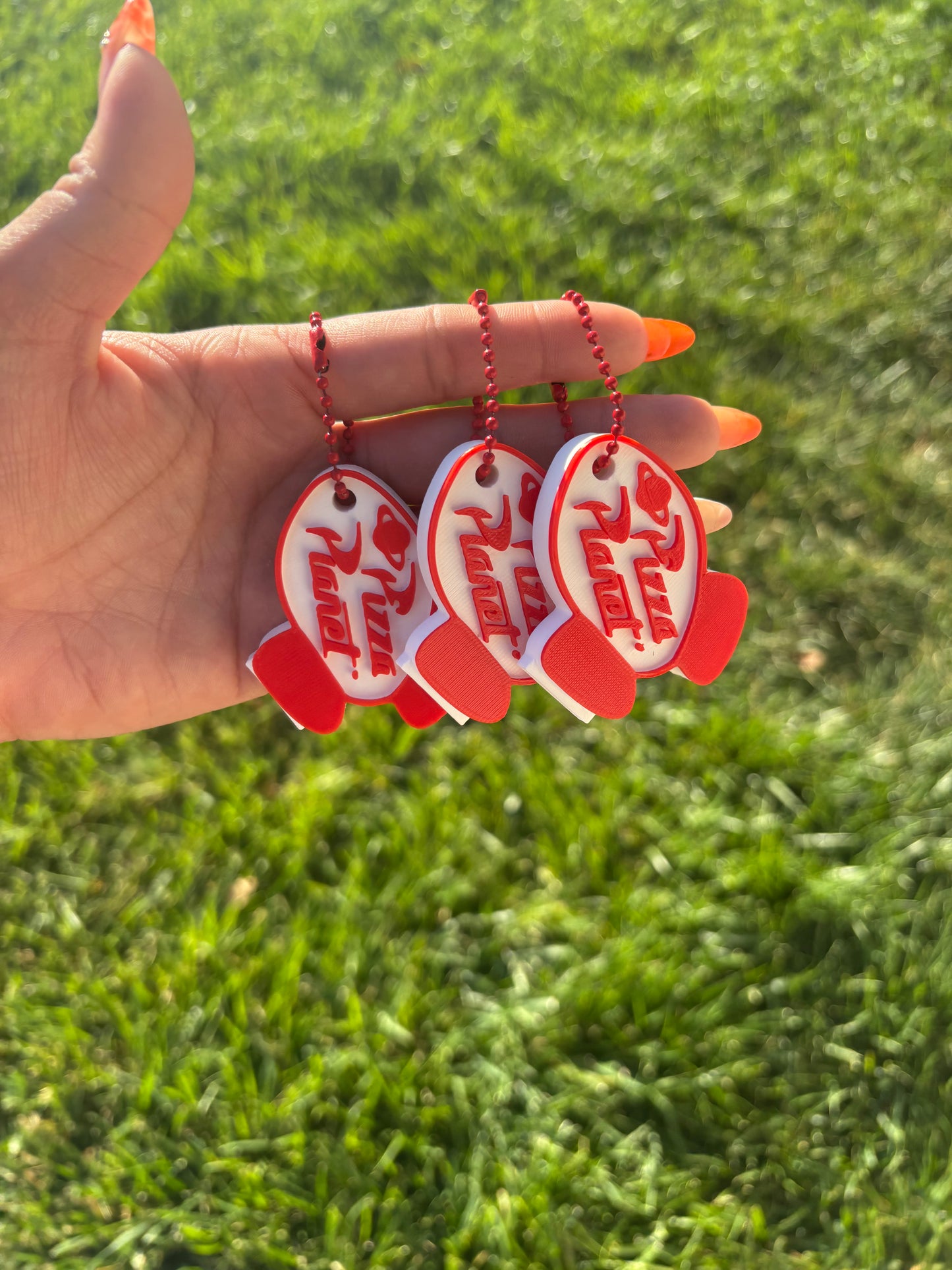 Pizza planet can opener keychain
