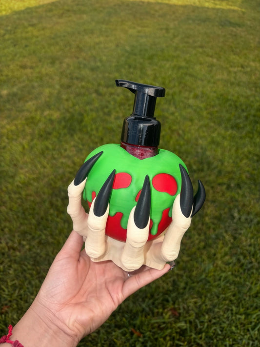 Poison apple witch soap holder