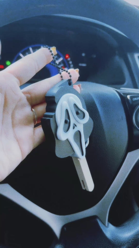 Ghost popsicle keychain and can opener (preorder)