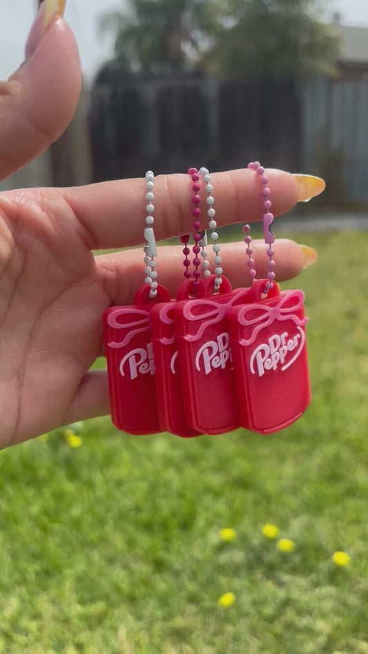 Dr P soda can keychain can opener