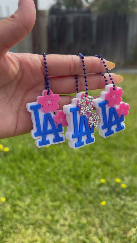 LA cherry blossom keychain can opener